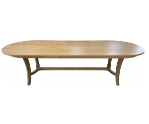Kilen 110" Oval Trestle Dining Table