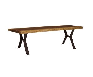 Pine Grove X Live Edge Bench
