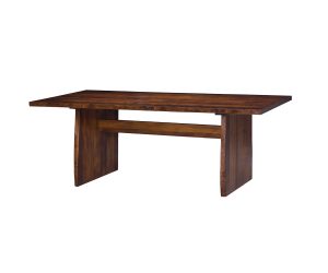 Burr Oak Live Edge Dining Table