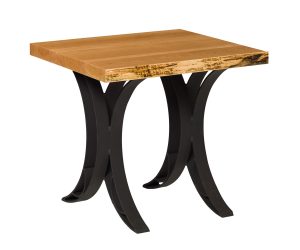 Pine Grove C Live Edge End Table