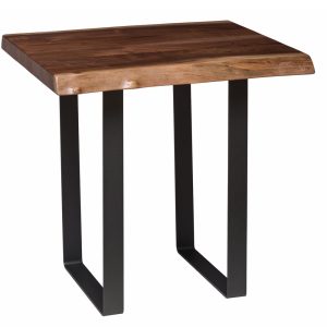 Pine Grove U Live Edge End Table