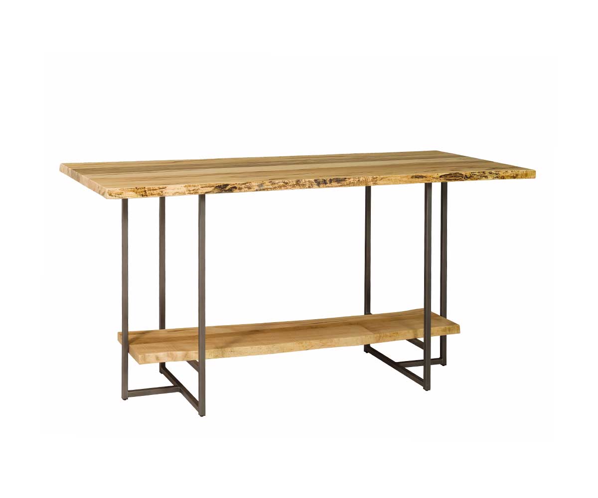 Pine Grove T Live Edge Bar Table