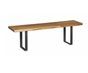 Pine Grove U Live Edge Bench