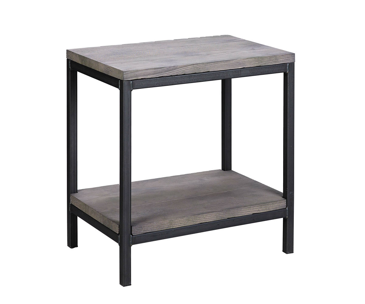 Buffalo End Table with Shelf