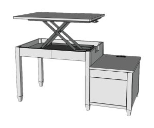 Myre Lift Top Drawing