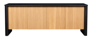Retro reeded credenza
