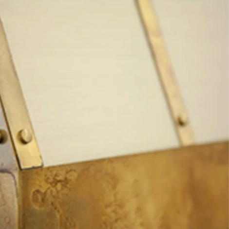 Antique Steel Aged Brass