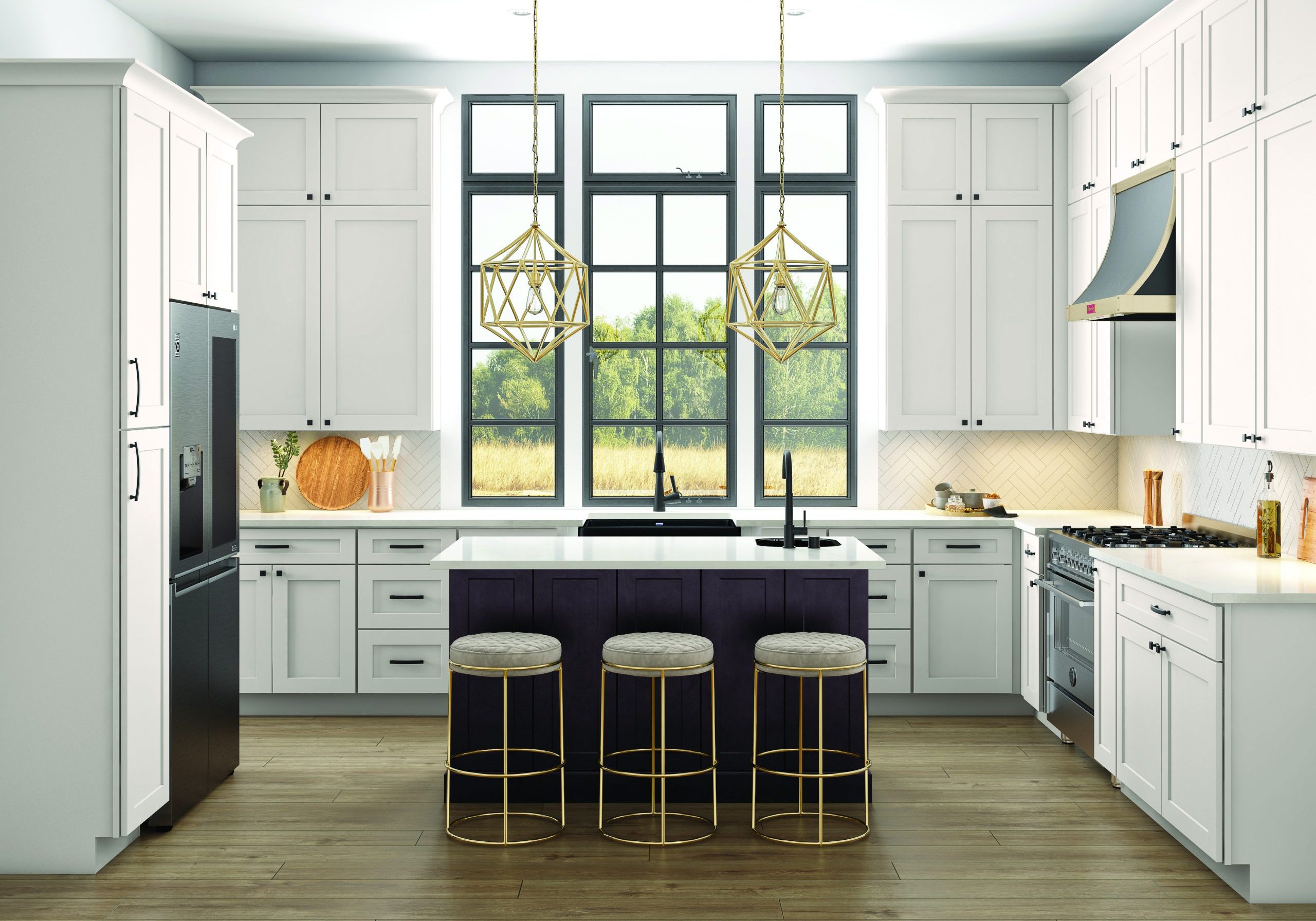 Catalina White & Espresso_kitchen